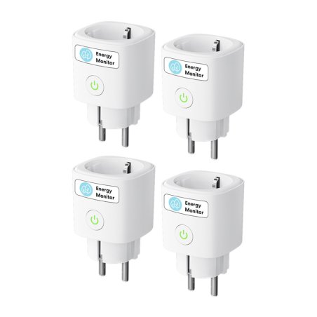 MEROSS MSS315CFH-EU Smart Plug with Energy Monitoring (Matter) (Set of 4)
