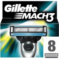 Gillette Mach3 Razor Blades 8 Units
