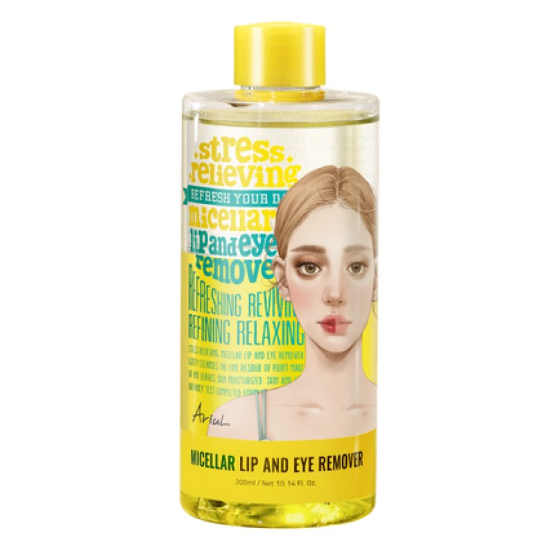 Ariul Stress Relieving Micellar Lip And Eye Remover 300ml