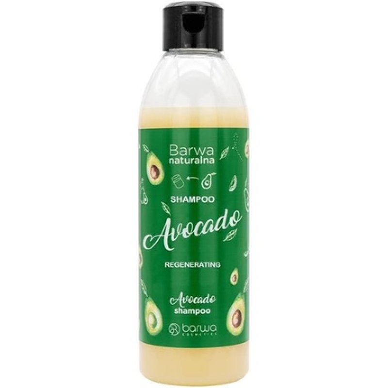 Barwa Natural Regenerating Avocado Shampoo for Dry and Damaged Hair 300ml