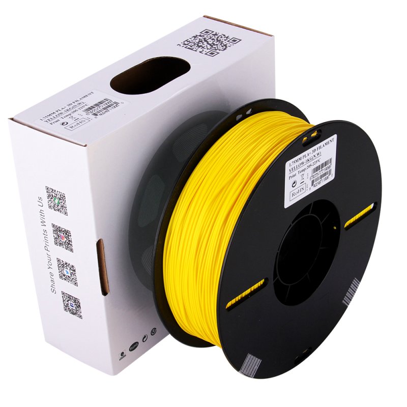 eSUN PLA 175Y1 matériel d'impression 3D Acide polylactique Plus (PLA ) Jaune 1 kg