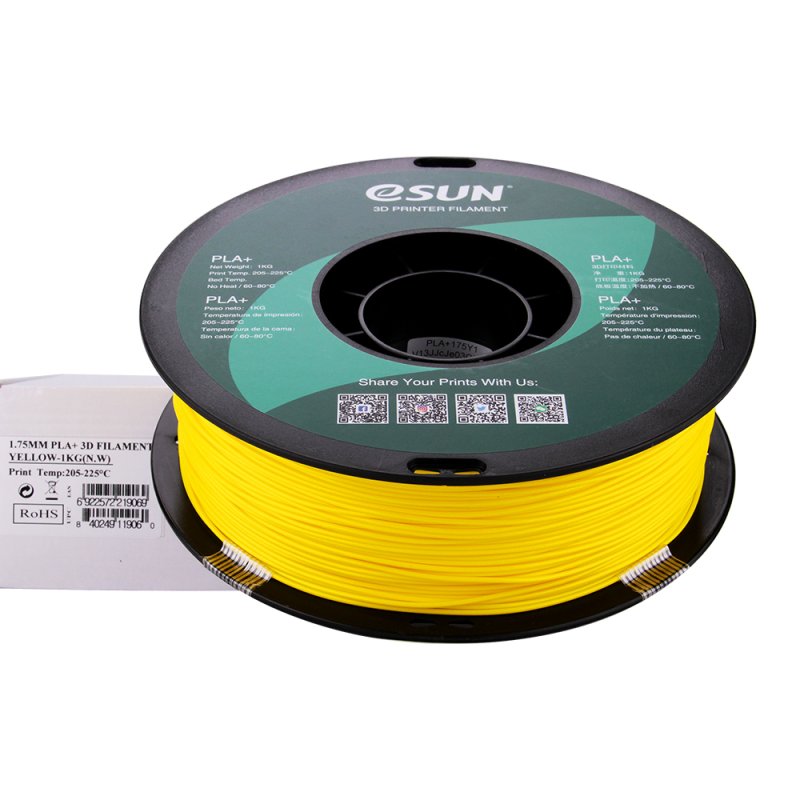 PLA 1,75mm YELLOW 1kg