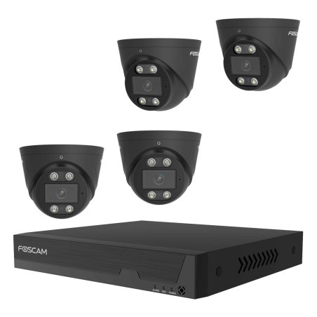 FNA108 E T4 2T (schwarz, FNA108E 8-Kanal PoE NVR, 4x T8EP Kamera)