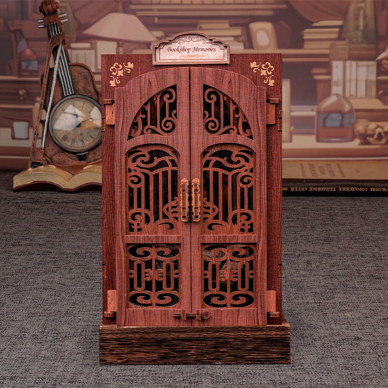 Spielmanufaktur Bausatz Verborgene Bücherstube Maison miniature bricolée
