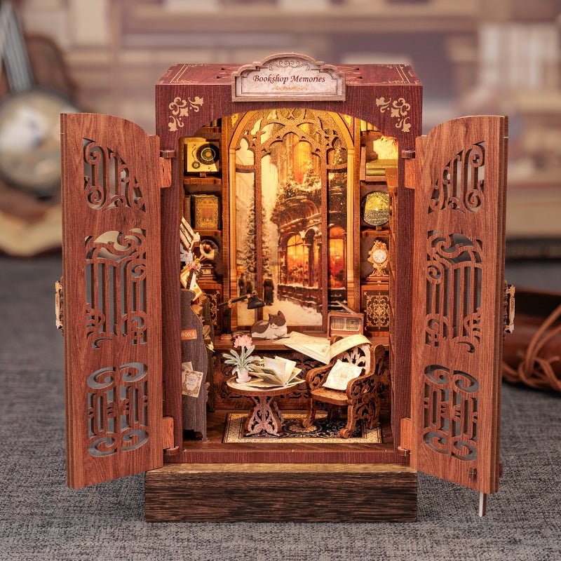 Spielmanufaktur Bausatz Verborgene Bücherstube DIY miniature house