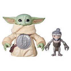 Star Wars: The Mandalorian & Grogu Electronic Action Figure Huggin' Grogu & Anzellan 17 cm