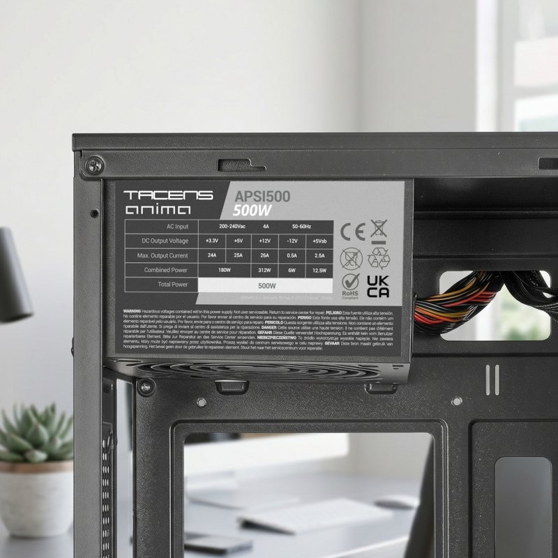 Tacens Anima AC8500 computer case Mini Tower Black 500 W