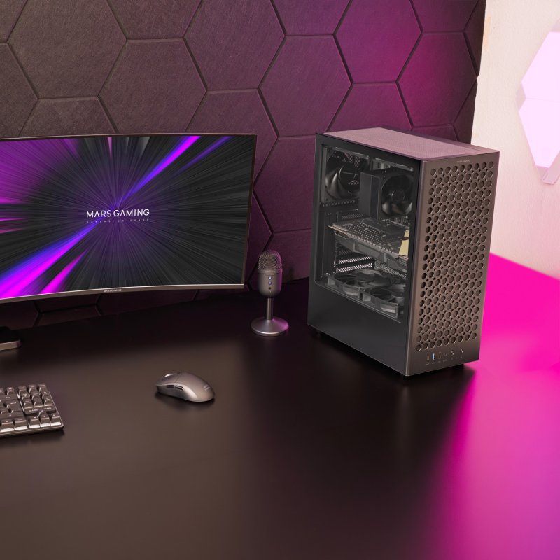 Mars Gaming MCT800 unité centrale Midi Tower Noir