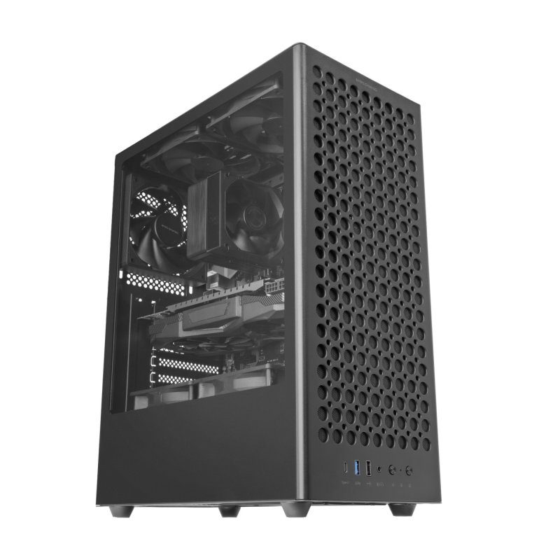 Boitier Moyen Tour ATX Mars Gaming MC-T800 avec panneau vitré (Noir)