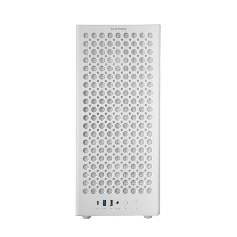 Boitier Moyen Tour ATX Mars Gaming MC-T800 avec panneau vitré (Blanc)