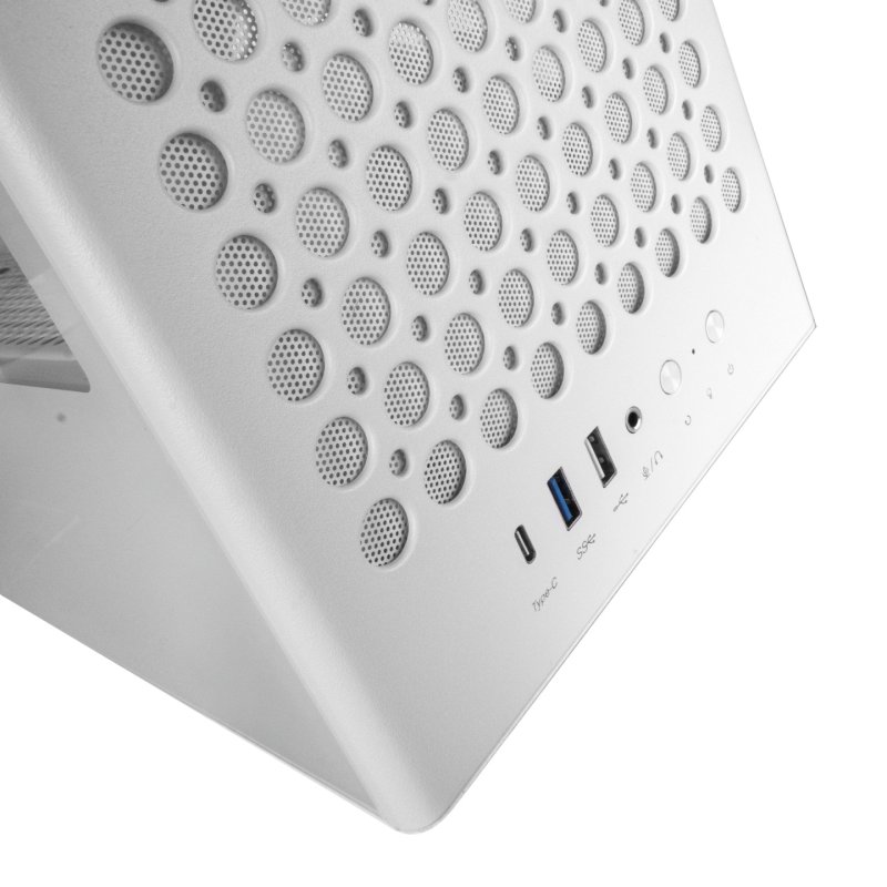 Boitier Moyen Tour ATX Mars Gaming MC-T800 avec panneau vitré (Blanc)