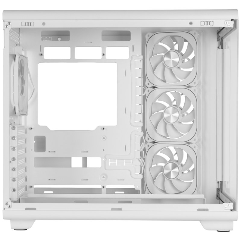 Boitier Moyen Tour ATX Mars Gaming MC-REVMAX RGB avec panneaux vitrés (Blanc)