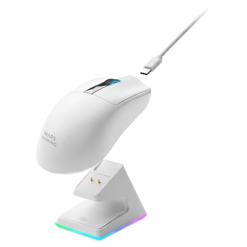 Mars Gaming MMWELITEW mouse Right-hand Bluetooth Optical 20000 DPI