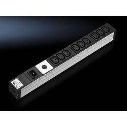 Rittal Steckdosenleiste 48,3cm 9fach Kaltgerätedosen 10A