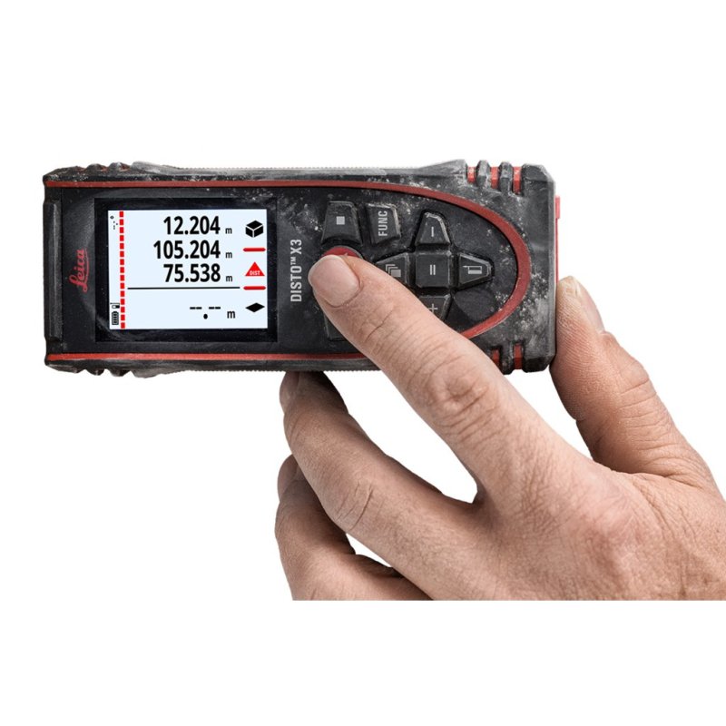 Leica DISTO X3 Mètre laser portable Noir 150 m