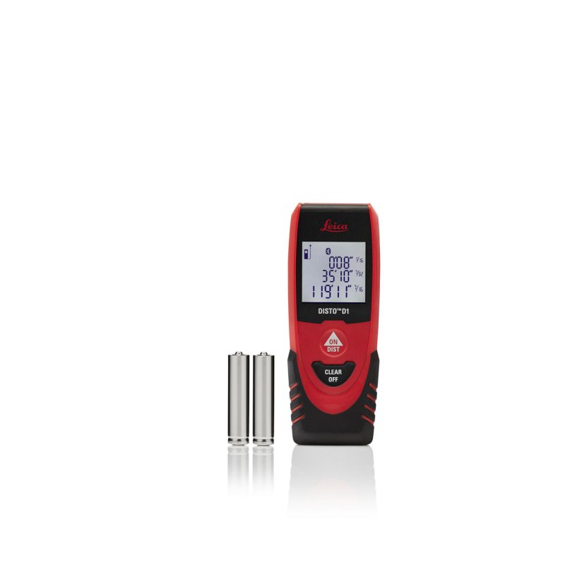Leica DISTO D1 Mètre laser portable Noir, Rouge 40 m