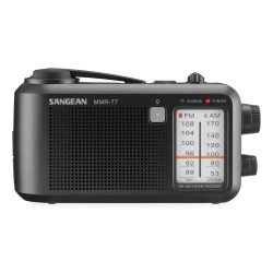 Sangean MMR-77 matt schwarz Notfall/Kurbel Radio