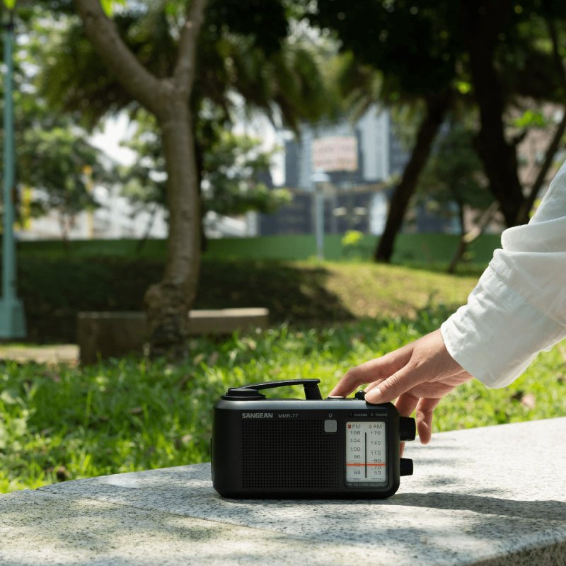 Sangean MMR-77 matt schwarz Notfall/Kurbel Radio