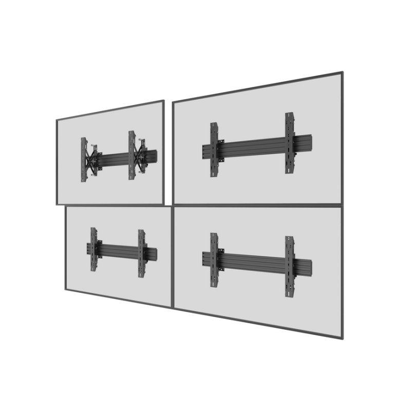 Equip 650355 Support mural modulaire Push-In Pop-Out pour TV 37"-65