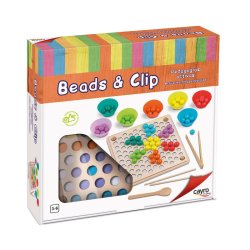 Montessori Beads and Clip game