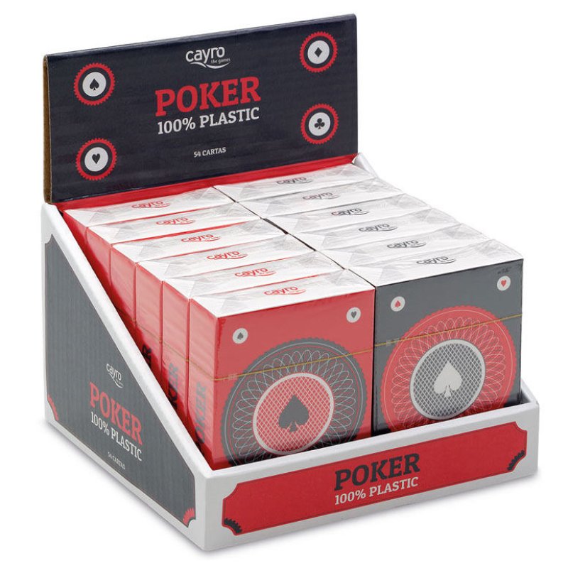 Poker cards assortment