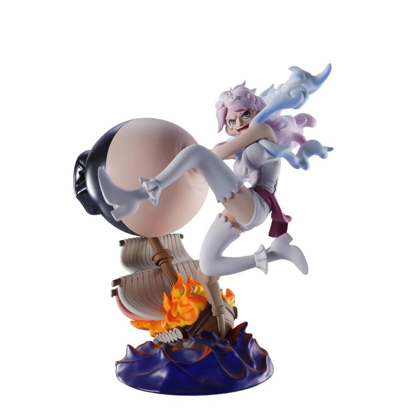 ONE PIECE - Logbox Re Birth Egghead - Set 4 Statuettes Petitrama 9cm