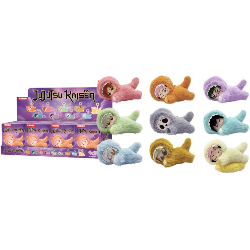 JUJUTSU KAISEN - Vinyl Plush Lazy Time Minis - Blind Box (8pcs)