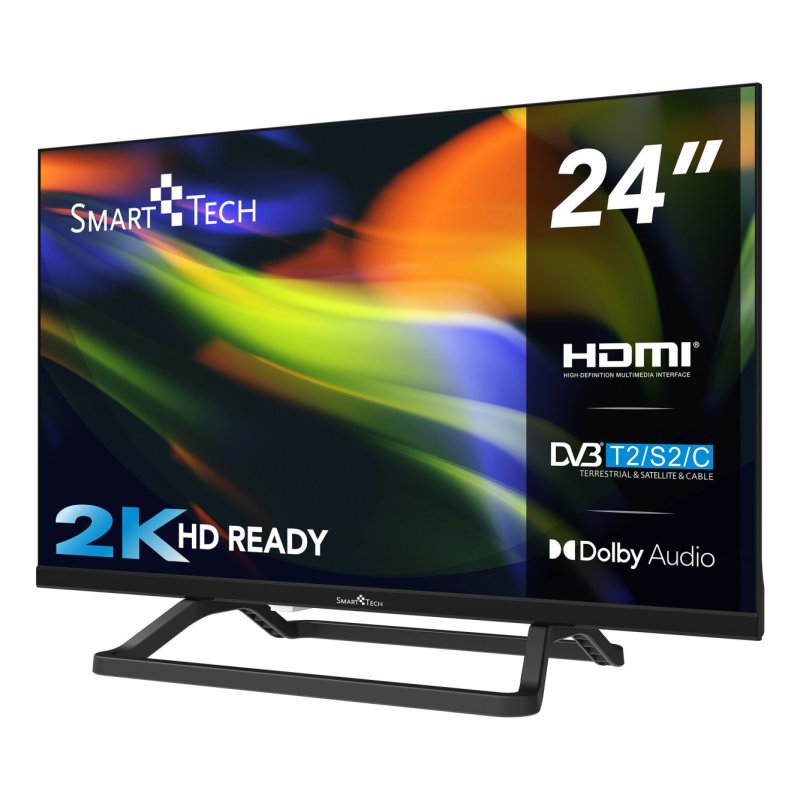 Smart-Tech 24HN01V3CA TV 61 cm (24") HD Black 200 cd/m²