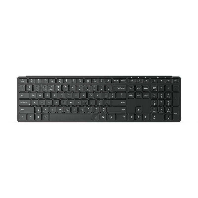 Lenovo Wireless Multi-Mode Pro 6000 keyboard Home/Office RF Wireless Bluetooth QWERTY US English Black