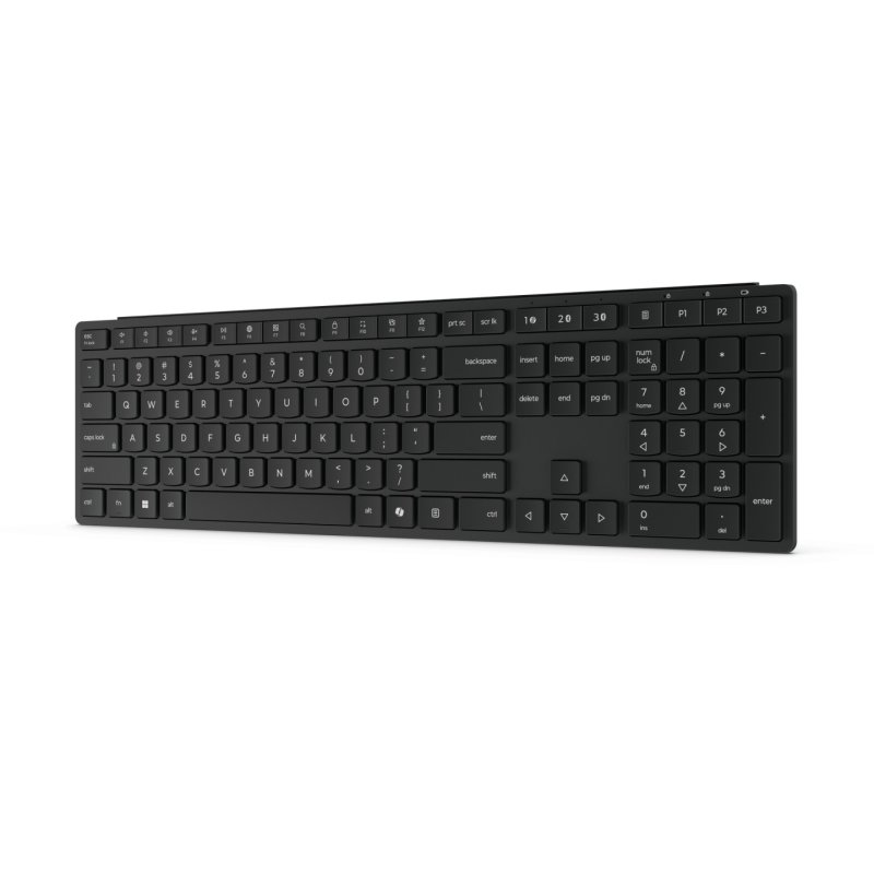 Lenovo Wireless Multi-Mode Pro 6000 keyboard Home/Office RF Wireless Bluetooth QWERTY US English Black