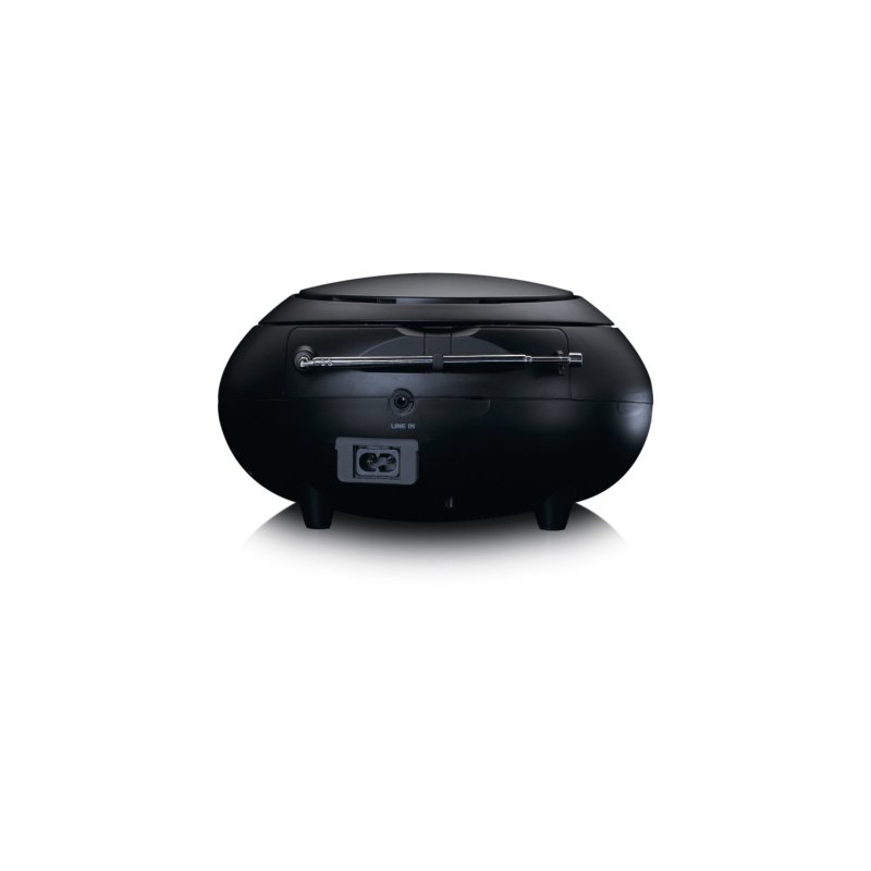 Lenco SCD-331 Portable Analog Black, Silver
