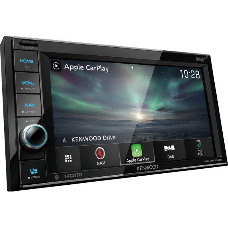 Kenwood DNR4190DABS récepteur multimédia de voiture Noir 200 W Bluetooth