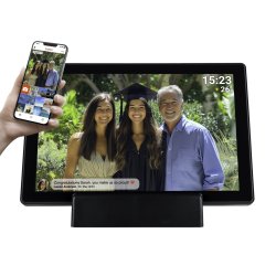 Denver PFF-1070B digital photo frame Black 25.6 cm (10.1") Touchscreen Wi-Fi