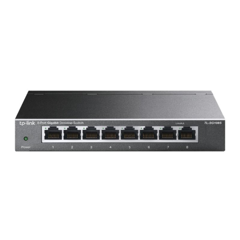 TP-Link Omada TL-SG108S switch No administrado Gigabit Ethernet (10/100/1000) Negro