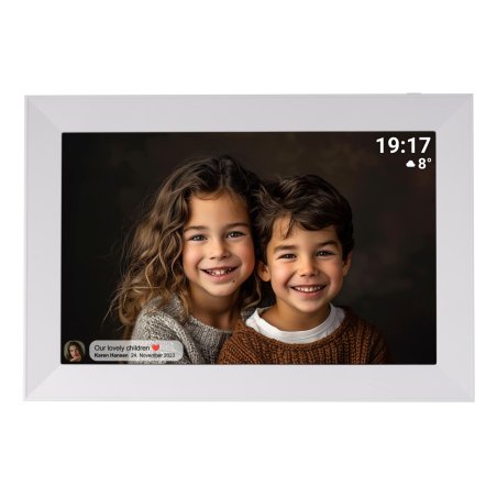 Denver PFF-1012 cadre photos numériques Blanc 25,6 cm (10.1") Écran tactile Wifi