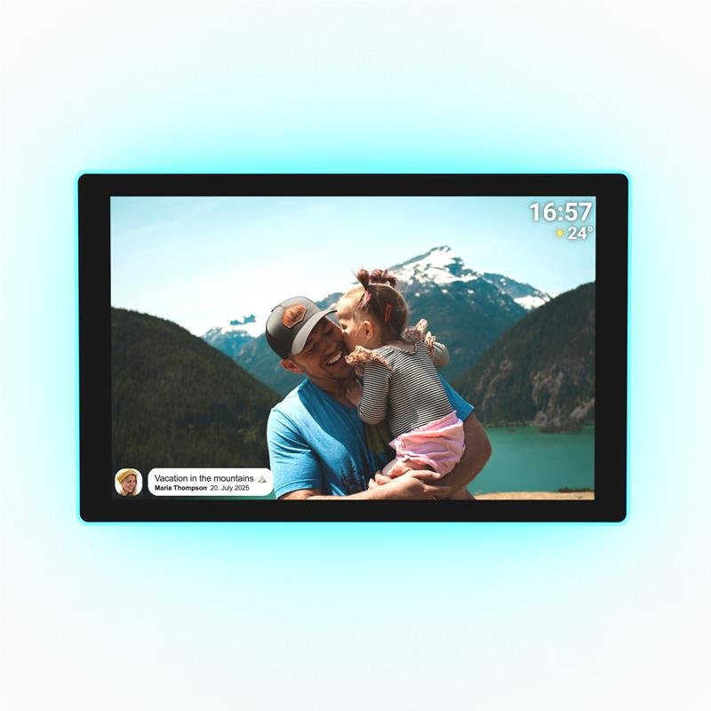 Denver PFF-1082 digital photo frame Black 25.6 cm (10.1") Touchscreen Wi-Fi