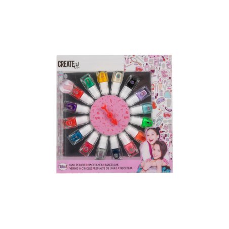 Create It! - 16 Nail Polish w. Spinning Wheel (84515A)