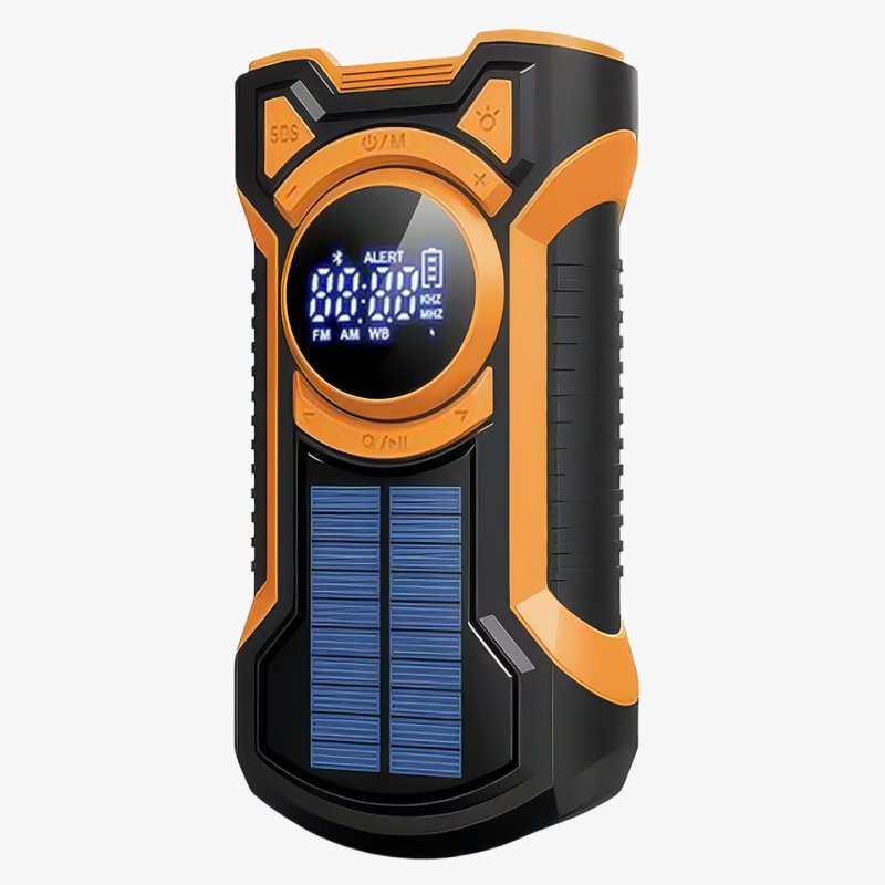 Xtorm - Just in Case 5000mAh Emergency Radio with Solar Black/Orange