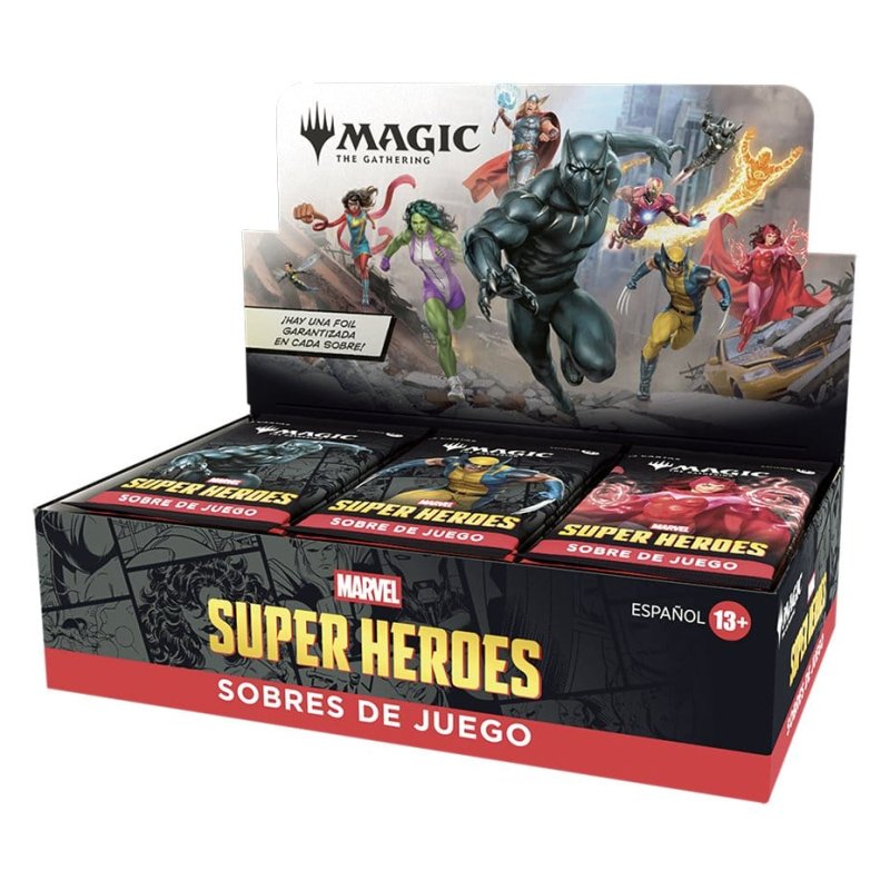 Magic the Gathering Marvel Super Heroes Play Booster Display (30) spanish