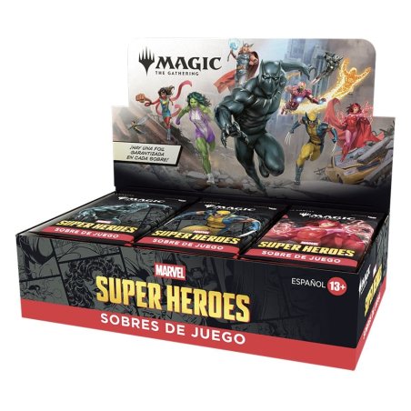 Magic the Gathering Marvel Super Heroes Play Booster Display (30) spanish