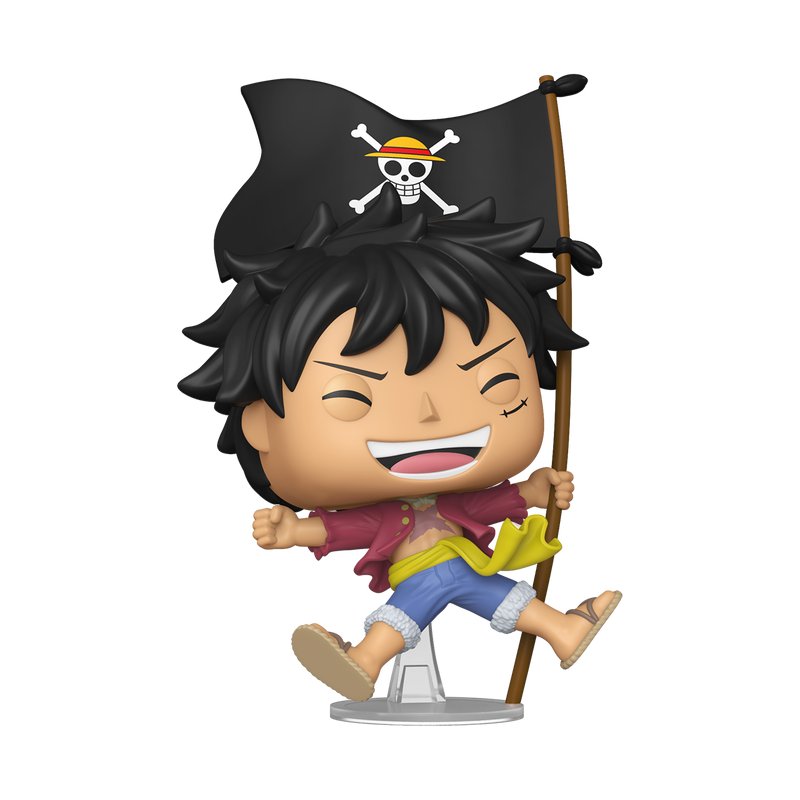 ONE PIECE - POP Animation N° 2214 - Luffy avec Drapeau