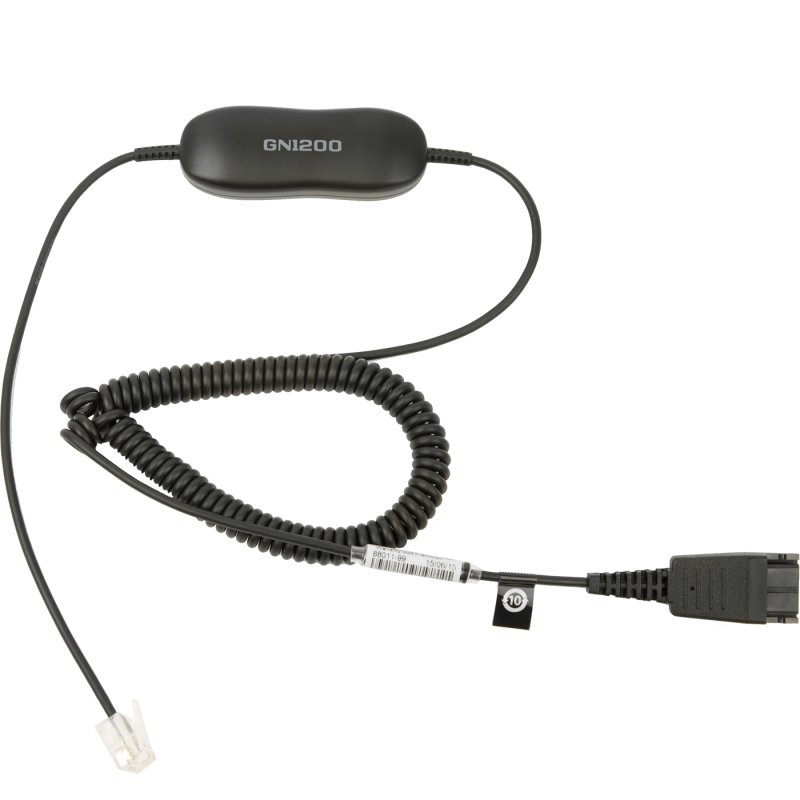 Smart cord to GN Headsets 2 w. spiral