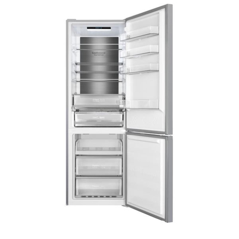Réfrigérateur combiné - Classe A - 405 L - Inox *