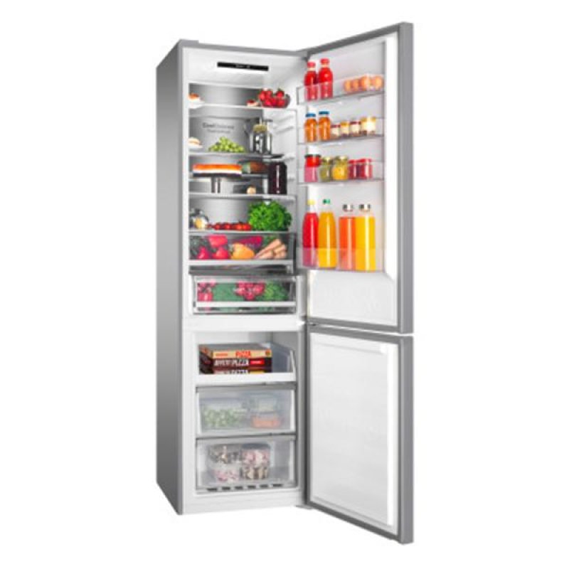 Réfrigérateur combiné - Classe A - 405 L - Inox *
