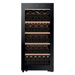 Haier HWS127GGH1 Compressor wine cooler Freestanding Black 127 bottle(s)