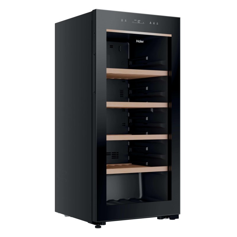 Haier HWS127GGH1 Refroidisseur de vin compresseur Pose libre Noir 127 bouteille(s)