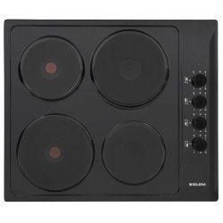 Glem Gas GTL640BK plaque Noir Intégré Plaque scellée 4 zone(s)