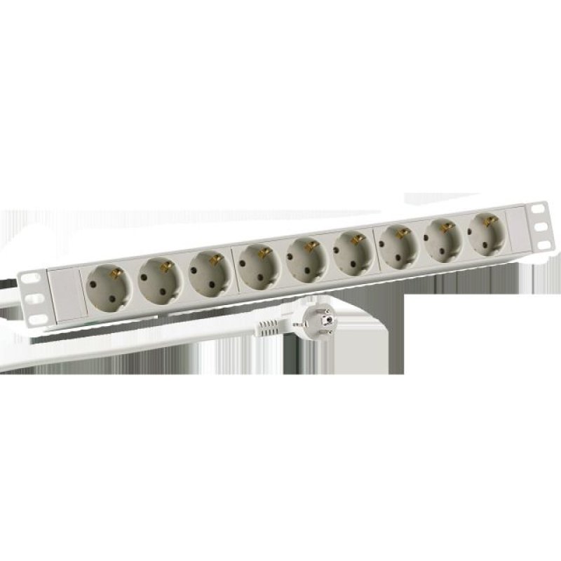 EFB Elektronik EK631DE.1GR multiprise 2 m 9 sortie(s) CA Intérieure Noir