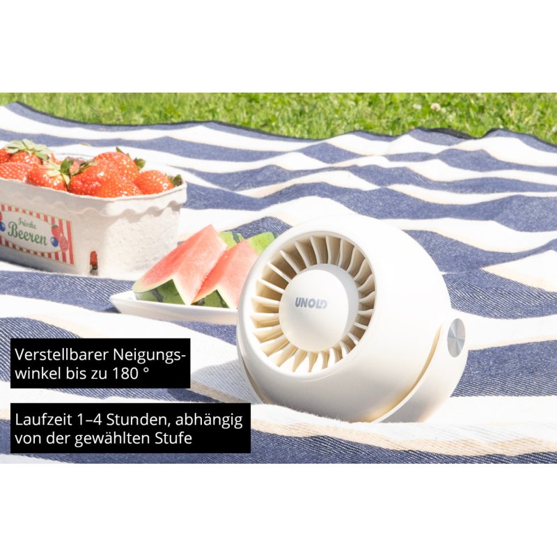 Unold Ventilator Breezy Bowl 86675 Noir 9 cm Ventilateur portable
