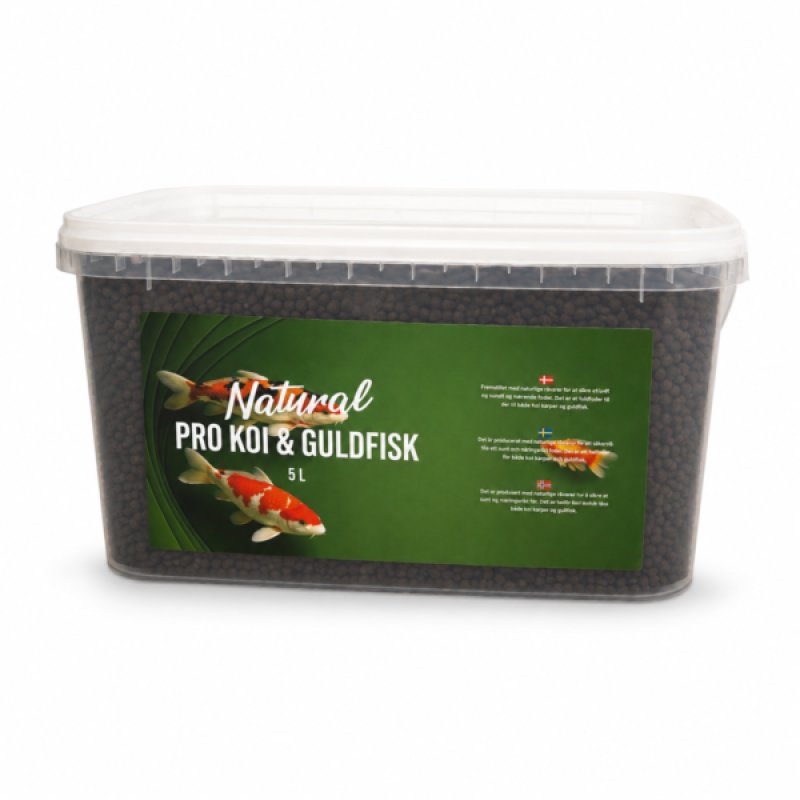 Natural - pro koi and goldfish feed 3mm 5 liter